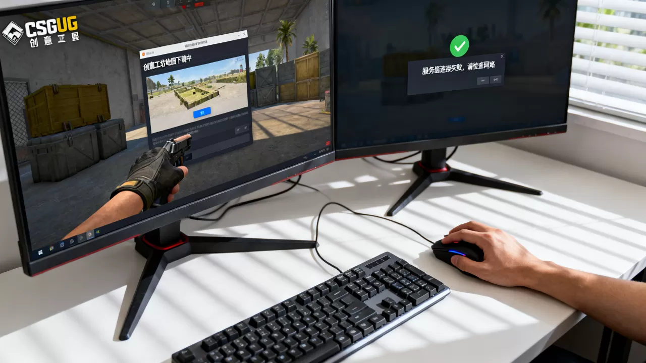 CSGO创意工坊地图怎么进入,寻找服务器失败怎么办? CSGO创意工坊地图怎么进入,寻找服务器失败怎么办?