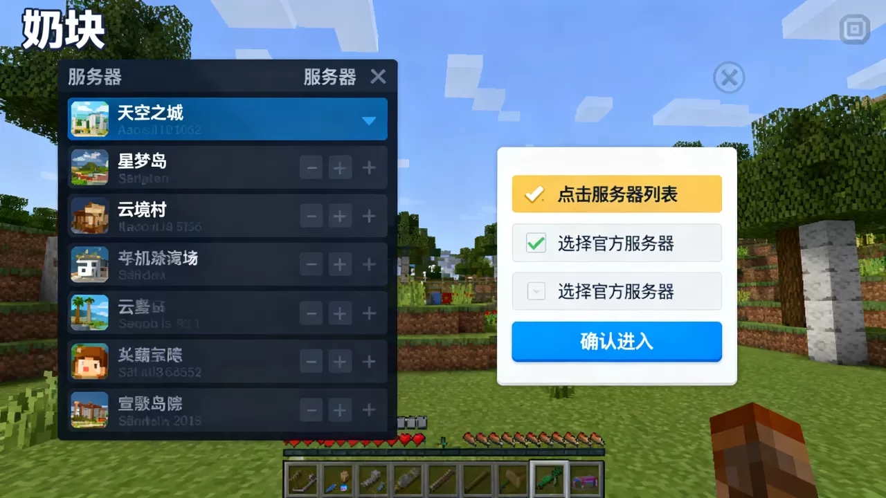 奶块官方服务器都有哪些?,奶块官方服务器怎么进? 奶块官方服务器都有哪些?,奶块官方服务器怎么进?