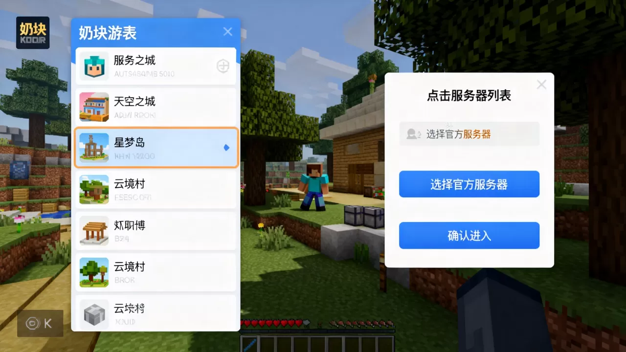 奶块官方服务器都有哪些?,奶块官方服务器怎么进? 奶块官方服务器都有哪些?,奶块官方服务器怎么进?
