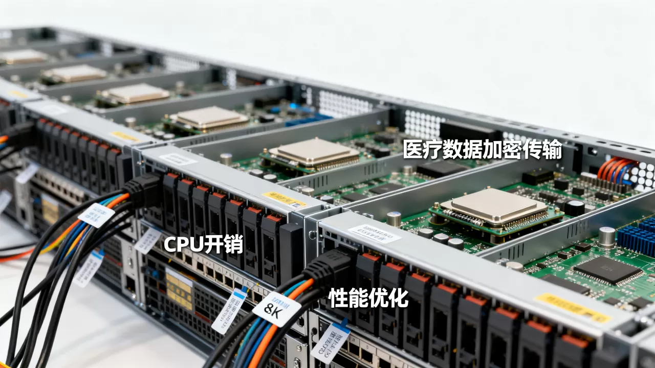医疗数据加密传输对服务器CPU开销影响大吗,怎么优化性能? 医疗数据加密传输对服务器CPU开销影响大吗,怎么优化性能?