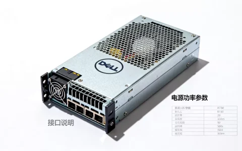 戴尔R730服务器电源多少瓦呢，怎么选功率？