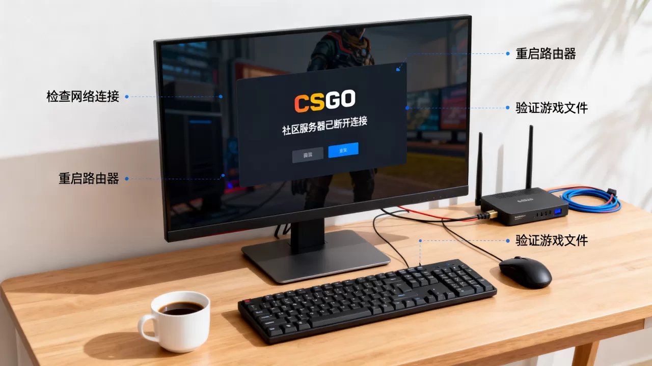 csgo社区服务器已断开连接如何解决,是什么原因? csgo社区服务器已断开连接如何解决,是什么原因?