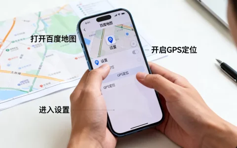 百度地图怎么打开GPS定位服务器？，地址在哪里