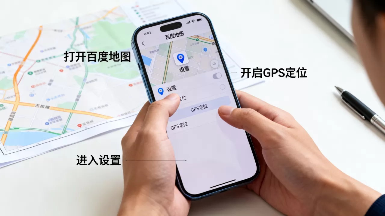 百度地图怎么打开GPS定位服务器?,地址在哪里 百度地图怎么打开GPS定位服务器?,地址在哪里