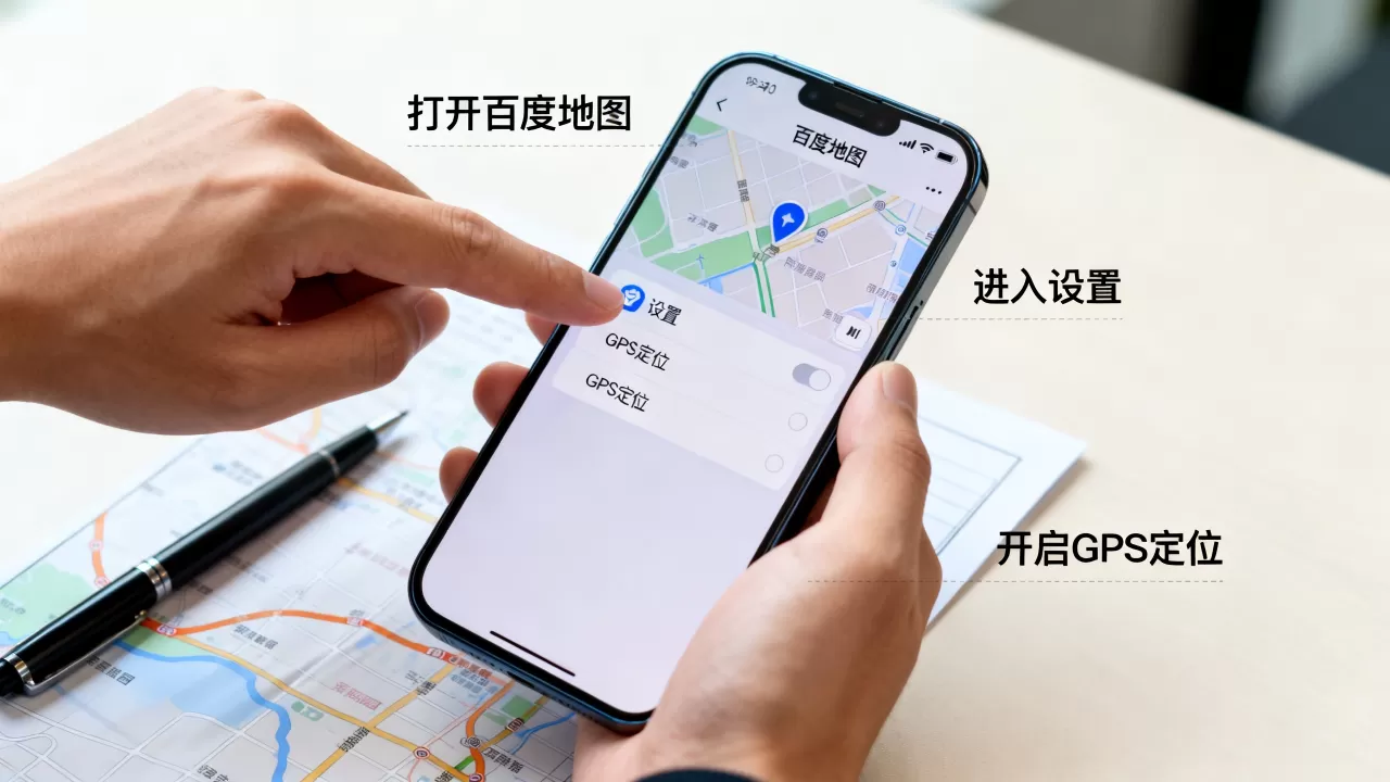 百度地图怎么打开GPS定位服务器?,地址在哪里 百度地图怎么打开GPS定位服务器?,地址在哪里