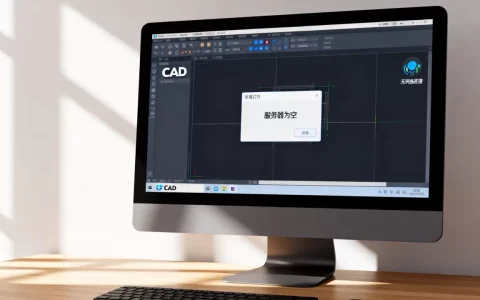 CAD打开显示服务器为空是什么原因，怎么解决？