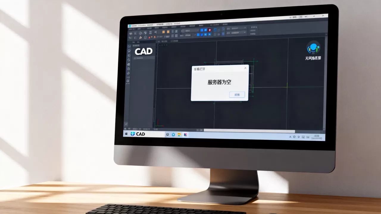 CAD打开显示服务器为空是什么原因,怎么解决? CAD打开显示服务器为空是什么原因,怎么解决?