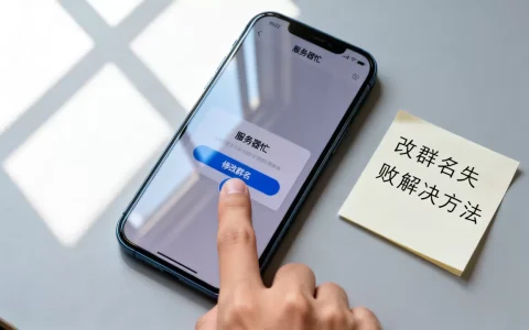 QQ改群名提示服务器忙怎么回事，一直失败怎么办