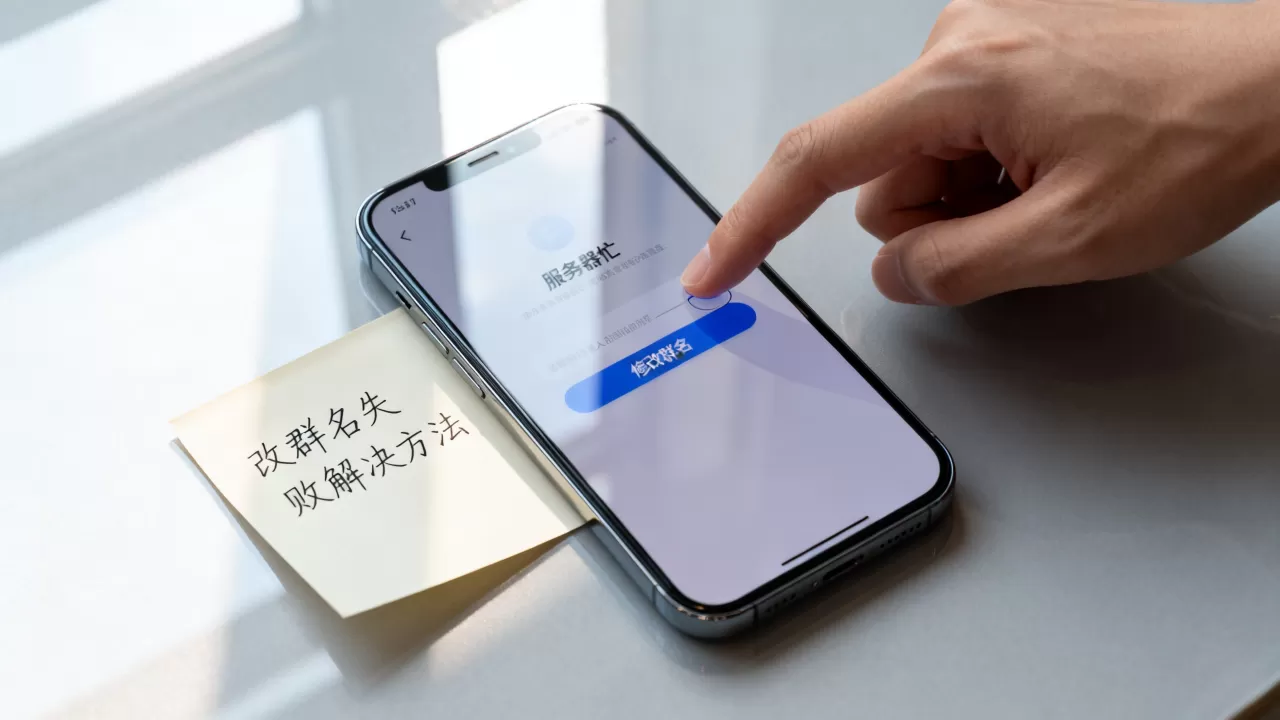 QQ改群名提示服务器忙怎么回事,一直失败怎么办 QQ改群名提示服务器忙怎么回事,一直失败怎么办