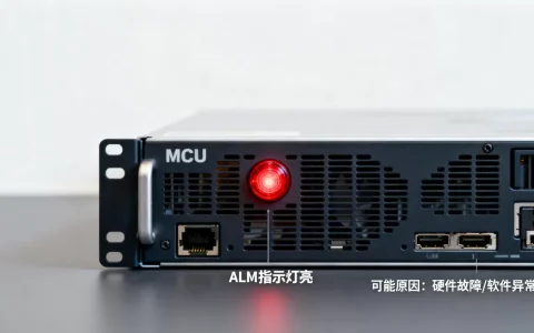 MCU服务器ALM指示灯亮怎么办，是什么原因导致的？