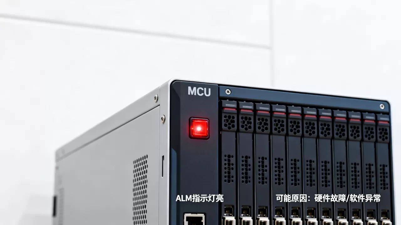 MCU服务器ALM指示灯亮怎么办,是什么原因导致的? MCU服务器ALM指示灯亮怎么办,是什么原因导致的?