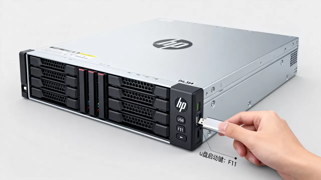 hp服务器dl388e如何u盘启动?,u盘启动按哪个键 hp服务器dl388e如何u盘启动?,u盘启动按哪个键