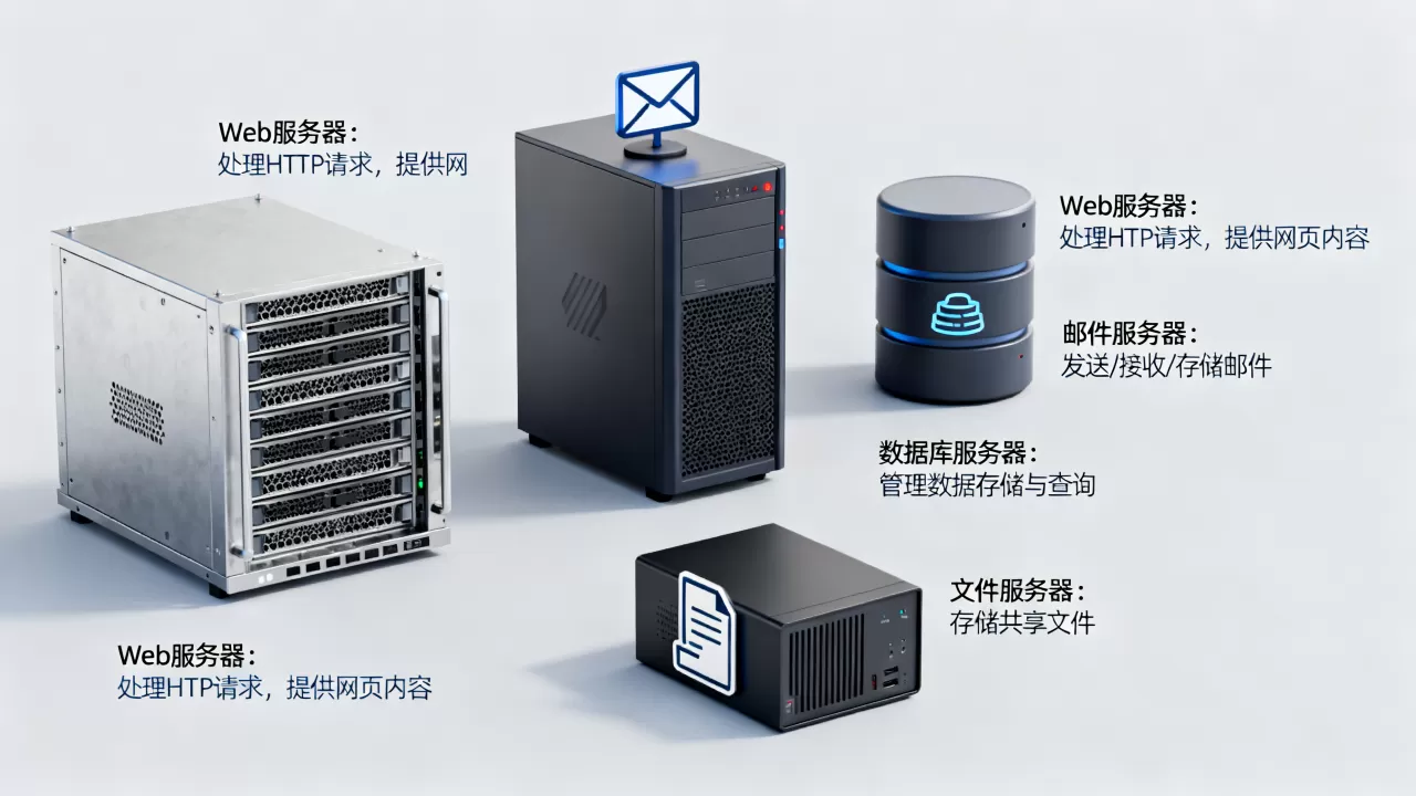 应用层有哪些服务器类型,各自负责什么功能? 应用层有哪些服务器类型,各自负责什么功能?