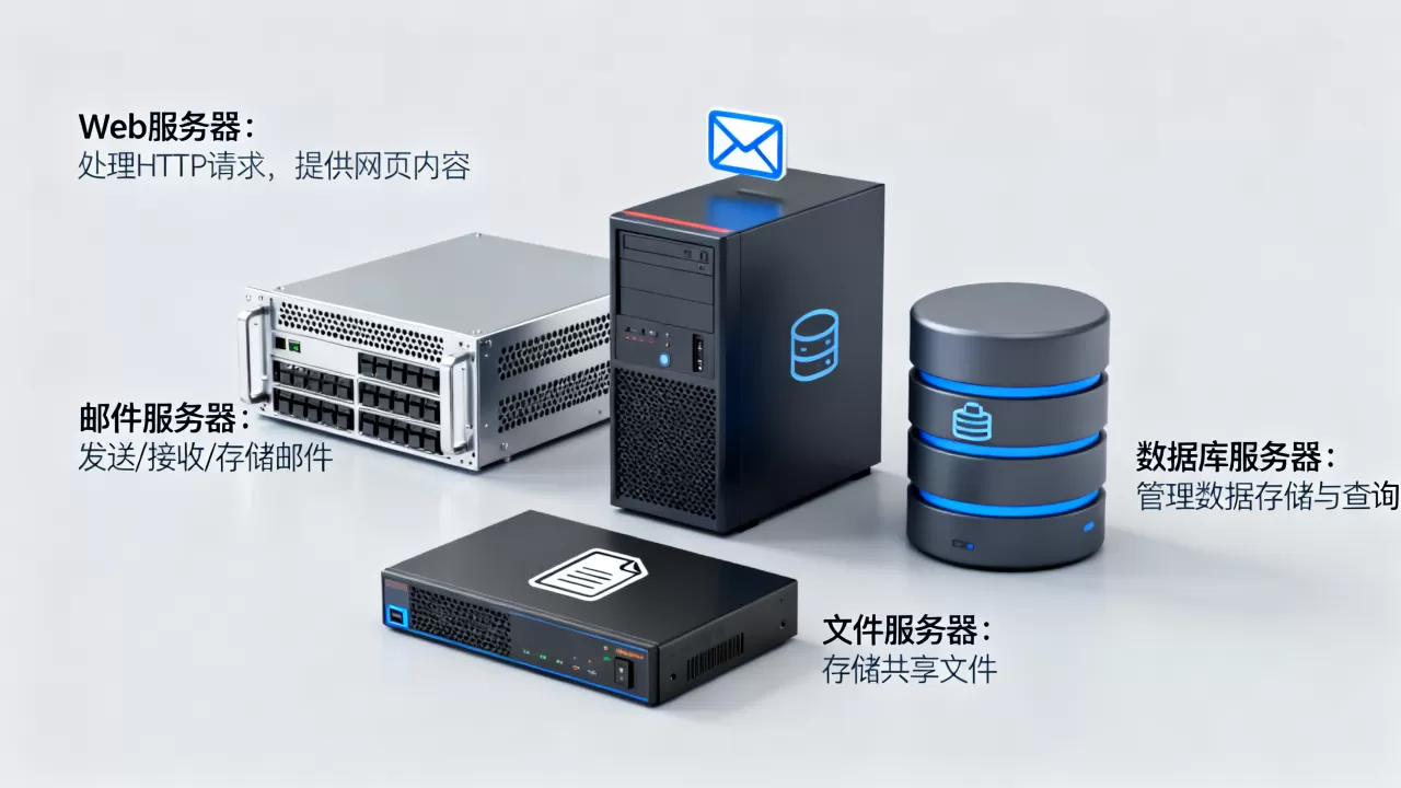 应用层有哪些服务器类型,各自负责什么功能? 应用层有哪些服务器类型,各自负责什么功能?