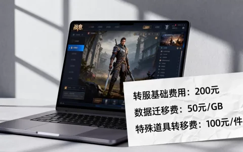 战意转服务器需要多少费用，具体价格是多少？