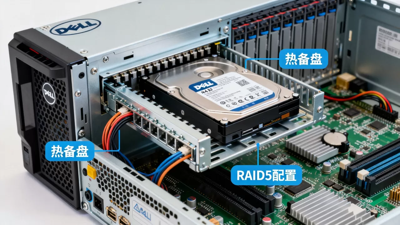 戴尔R430服务器热备如何设置,RAID5热备盘怎么配置? 戴尔R430服务器热备如何设置,RAID5热备盘怎么配置?
