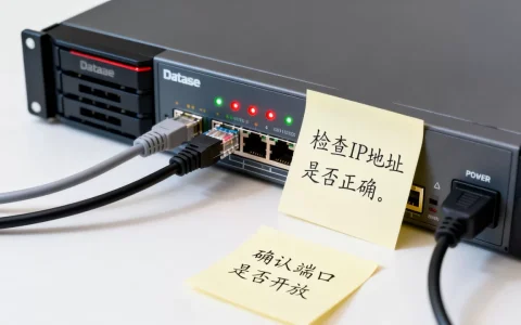 数据库服务器ip连接失败怎么解决，是什么原因
