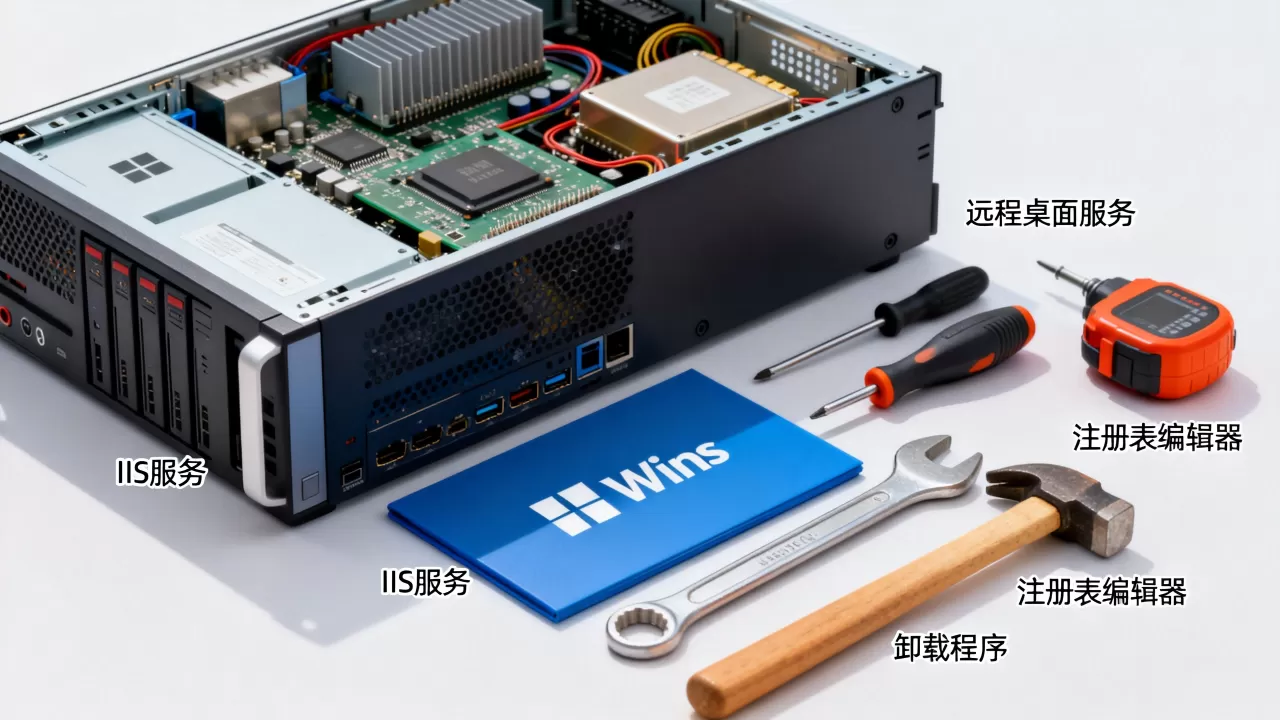 Win服务器中有哪些危险组件?,如何彻底清除? Win服务器中有哪些危险组件?,如何彻底清除?