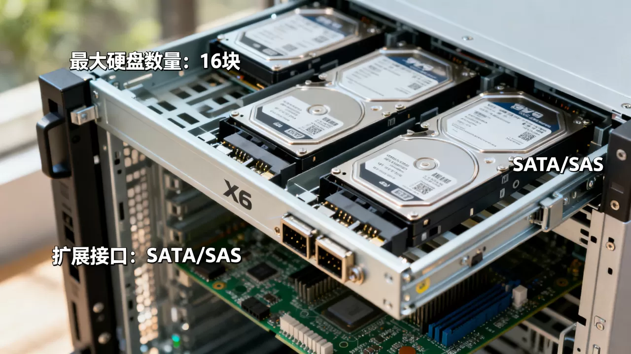 X86服务器最多能放多少块硬盘?,怎么增加硬盘位 X86服务器最多能放多少块硬盘?,怎么增加硬盘位