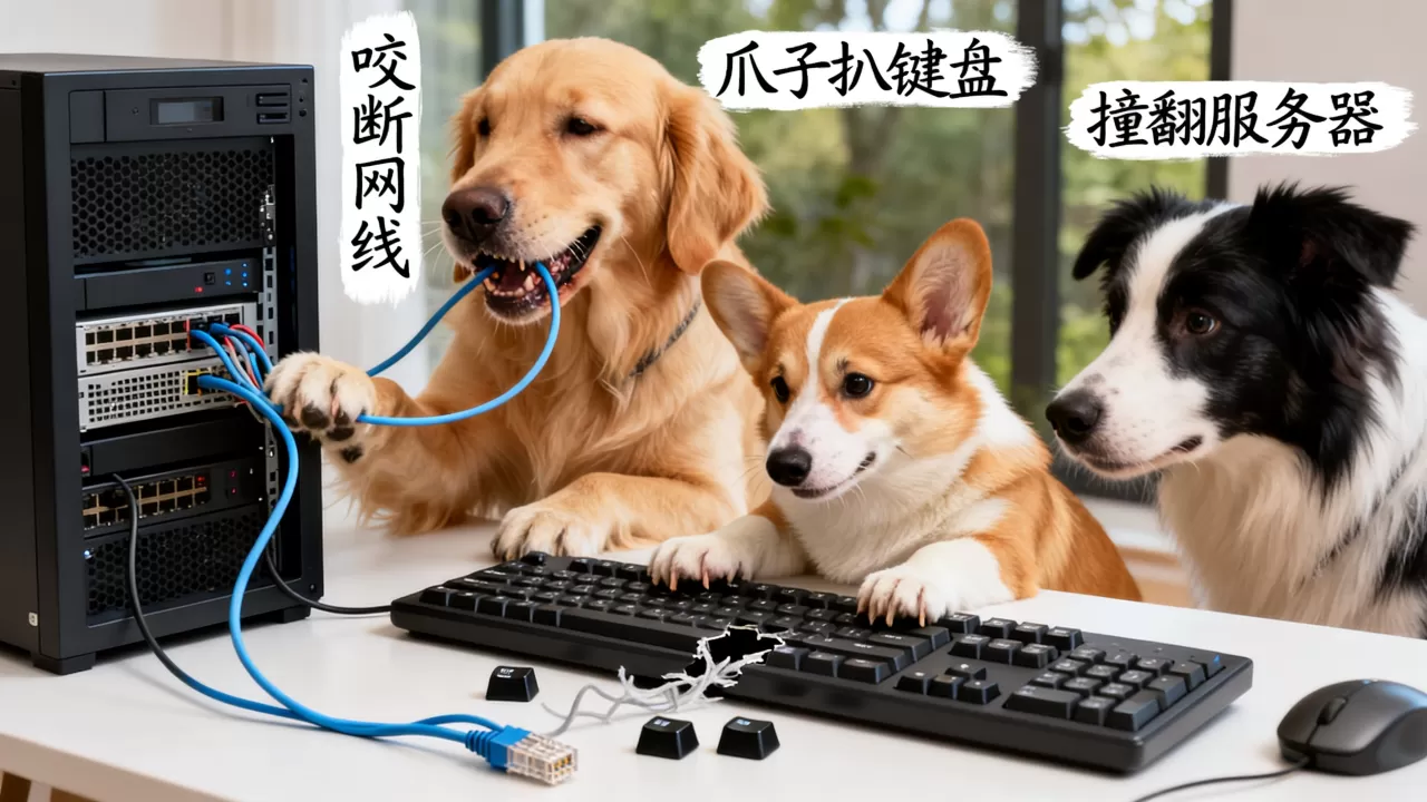 狗狗攻击服务器的奇葩方式有哪些,怎么办? 狗狗攻击服务器的奇葩方式有哪些,怎么办?