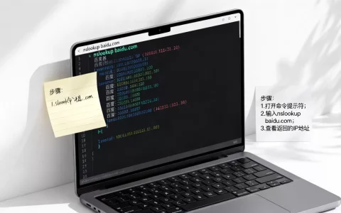 怎么查看百度服务器的IP地址，具体方法是什么？