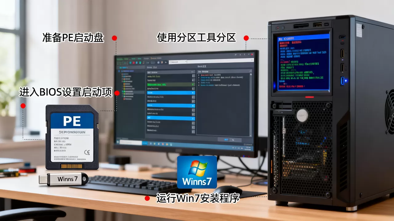 服务器PE系统怎么安装Win7系统,具体步骤是什么? 服务器PE系统怎么安装Win7系统,具体步骤是什么?