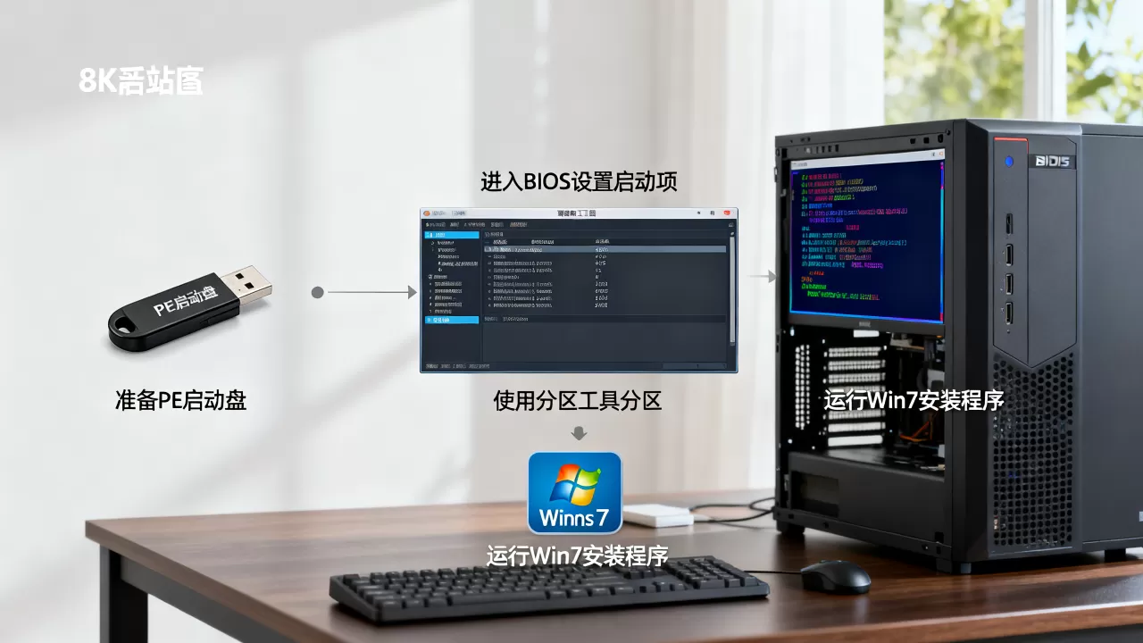 服务器PE系统怎么安装Win7系统,具体步骤是什么? 服务器PE系统怎么安装Win7系统,具体步骤是什么?