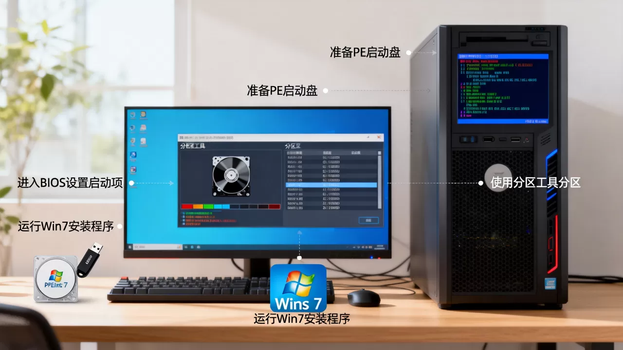 服务器PE系统怎么安装Win7系统,具体步骤是什么? 服务器PE系统怎么安装Win7系统,具体步骤是什么?