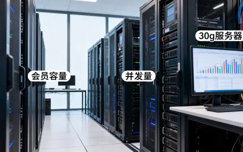 30g服务器能容纳多少会员，网站并发量多大合适？