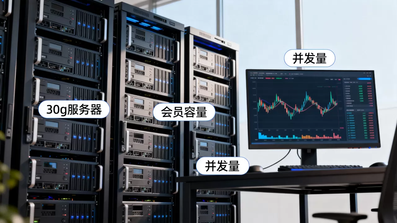 30g服务器能容纳多少会员,网站并发量多大合适? 30g服务器能容纳多少会员,网站并发量多大合适?