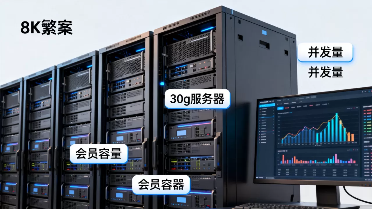 30g服务器能容纳多少会员,网站并发量多大合适? 30g服务器能容纳多少会员,网站并发量多大合适?