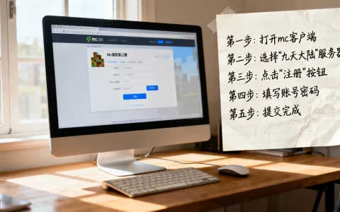 九天大陆mc服务器怎么注册，需要什么条件和流程？