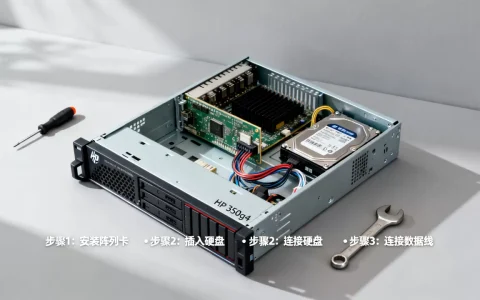 HP服务器350g5怎么做阵列？，详细步骤是什么