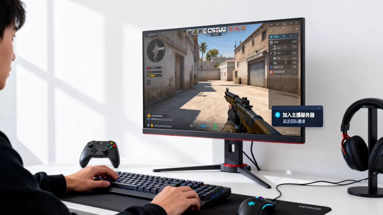 CSGO怎么和主播进同一服务器,怎么和主播一起玩CSGO? CSGO怎么和主播进同一服务器,怎么和主播一起玩CSGO?