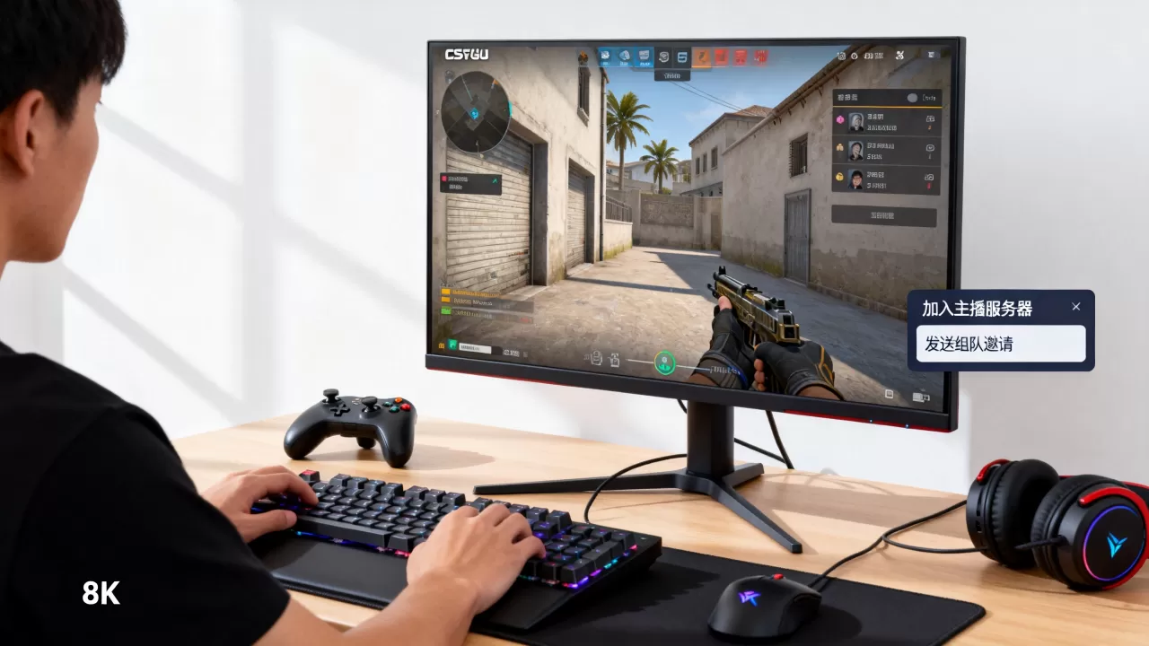 CSGO怎么和主播进同一服务器,怎么和主播一起玩CSGO? CSGO怎么和主播进同一服务器,怎么和主播一起玩CSGO?