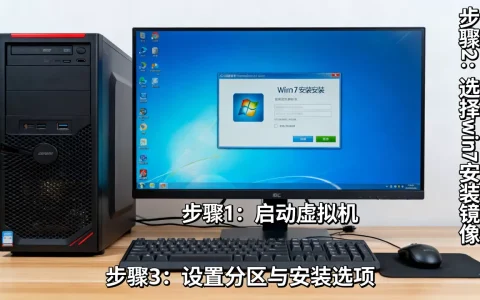 服务器虚拟机如何安装win7系统，有哪些步骤？