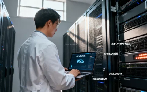 服务器CPU使用率过高怎么解决，如何快速排查并降低占用？