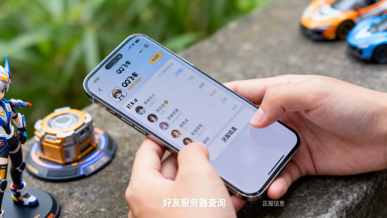 QQ飞车手游怎么查好友的服务器,在哪个区? QQ飞车手游怎么查好友的服务器,在哪个区?