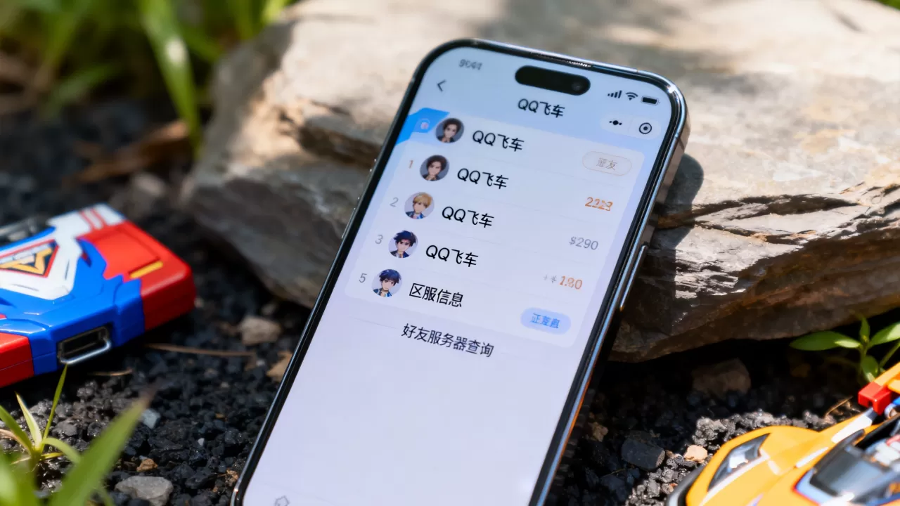 QQ飞车手游怎么查好友的服务器,在哪个区? QQ飞车手游怎么查好友的服务器,在哪个区?
