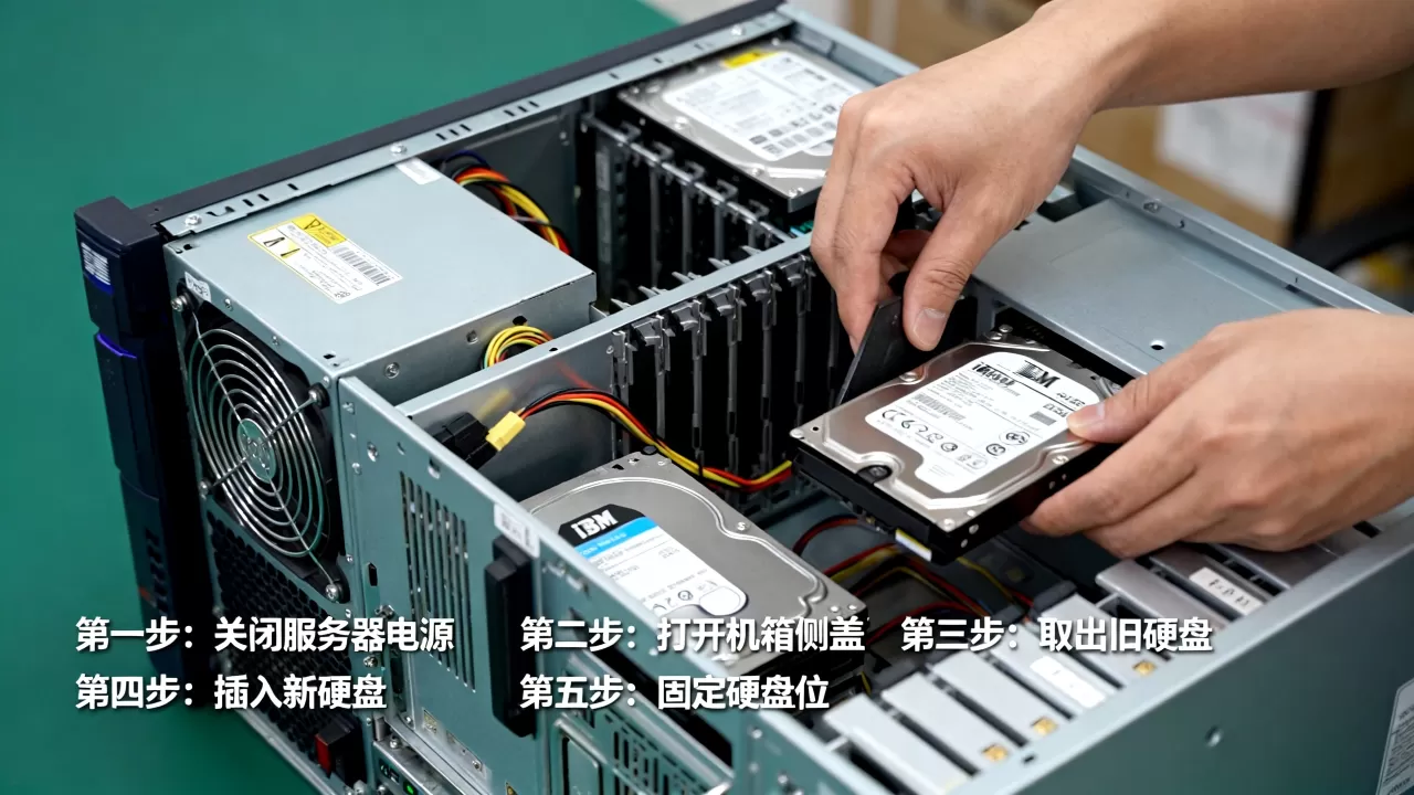 ibm服务器x3650m2怎么换硬盘,服务器硬盘更换步骤详解 ibm服务器x3650m2怎么换硬盘,服务器硬盘更换步骤详解
