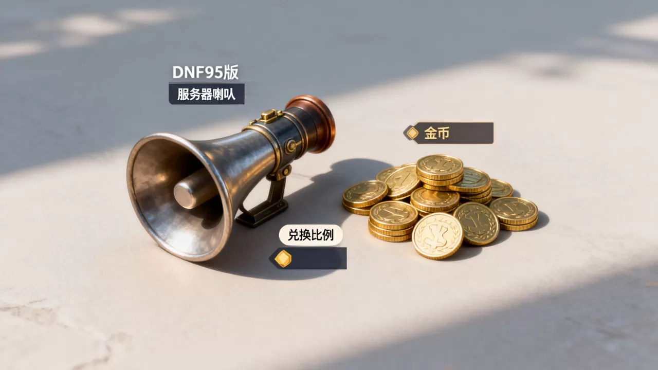 DNF95版服务器喇叭多少金币?,最新兑换比例怎么算 DNF95版服务器喇叭多少金币?,最新兑换比例怎么算