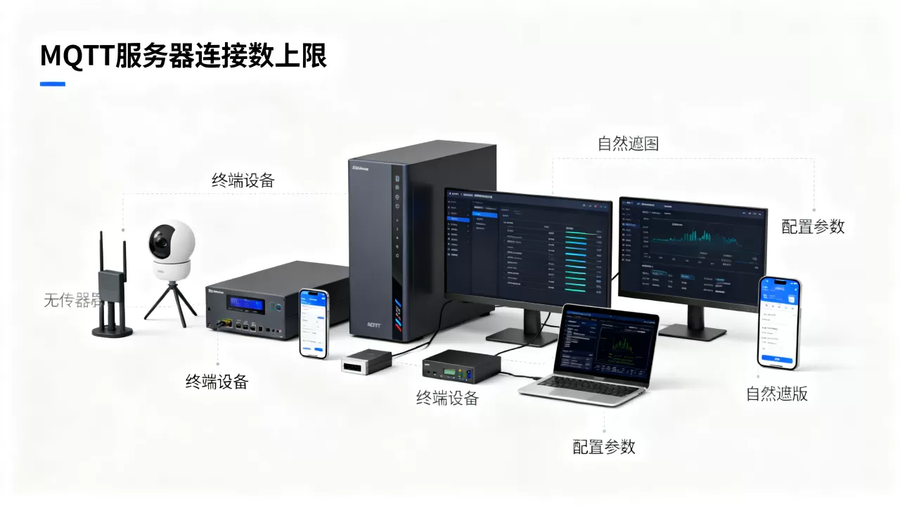 MQTT服务器最多能连接多少个终端,连接数上限怎么设置? MQTT服务器最多能连接多少个终端,连接数上限怎么设置?