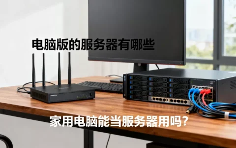 电脑版的服务器有哪些，家用电脑能当服务器用吗？