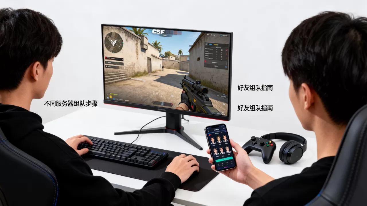 CSGO组队不同服务器咋办,CSGO怎么和朋友一起组队? CSGO组队不同服务器咋办,CSGO怎么和朋友一起组队?