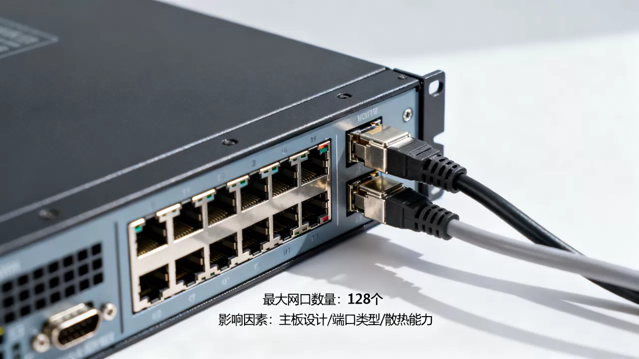 服务器网口最大能有多少个?,服务器网口数量受哪些因素影响? 服务器网口最大能有多少个?,服务器网口数量受哪些因素影响?