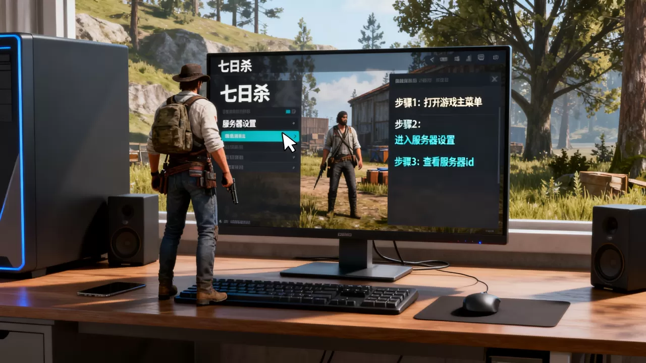 七日杀怎么查看自己的服务器id,在哪看? 七日杀怎么查看自己的服务器id,在哪看?