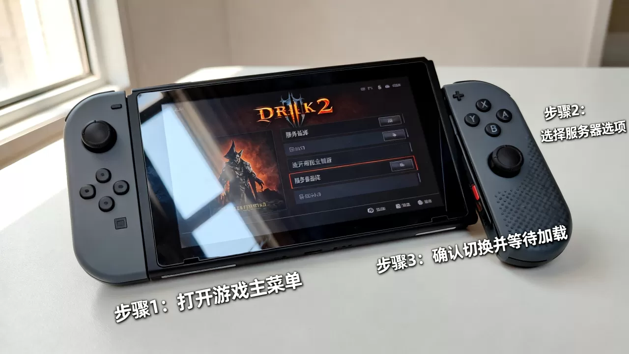 暗黑2重制版NS如何切换服务器?怎么操作 暗黑2重制版NS如何切换服务器?怎么操作