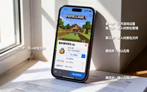 iOS我的世界服务器材质包怎么装？，详细步骤是什么？