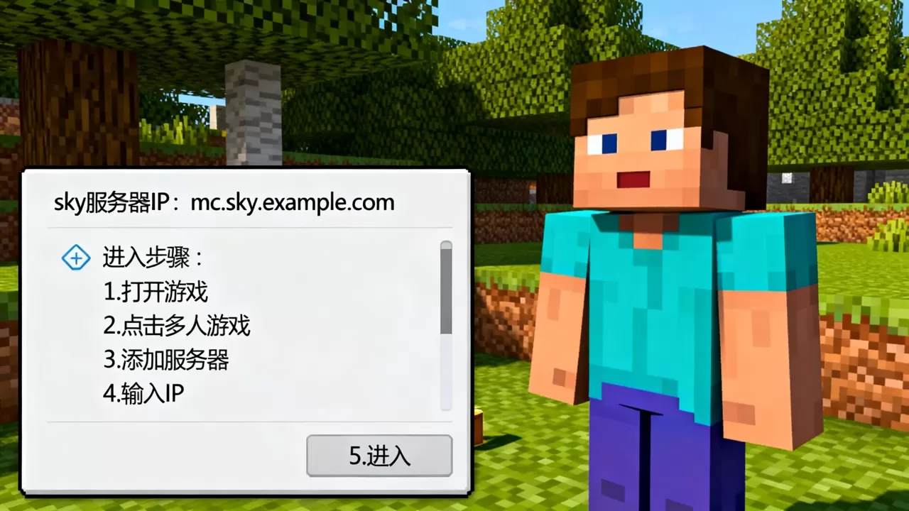 我的世界sky服务器IP多少?,我的世界sky服务器怎么进? 我的世界sky服务器IP多少?,我的世界sky服务器怎么进?