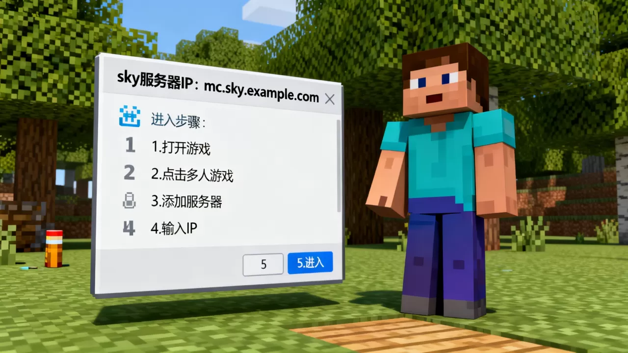 我的世界sky服务器IP多少?,我的世界sky服务器怎么进? 我的世界sky服务器IP多少?,我的世界sky服务器怎么进?